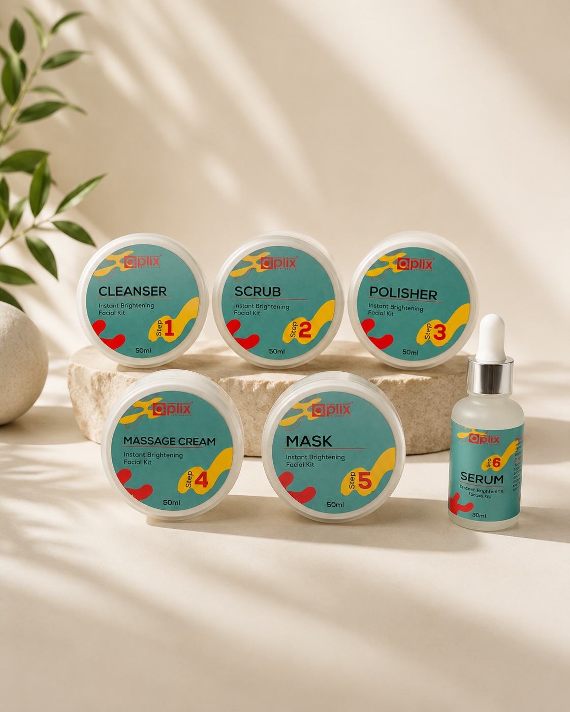 Instant Brightening Facial Kit